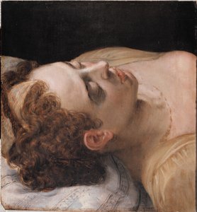 Estude a cabeça de uma mulher mentirosa. de Frans Floris the Elder