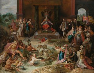 Alegoria sobre a Abdicação do Imperador Carlos v em Bruxelas
Alegoria da Abdicação do Imperador Carlos V de Frans Francken (II)