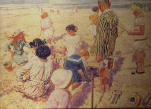 In The Sunshine (óleo sobre tela)