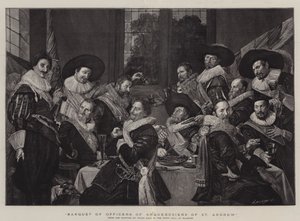 Banquete de oficiais de Arquebusiers de St Andrew