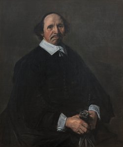 Dinamarquês: Portræt af en mand Retrato de um homem de Frans Hals