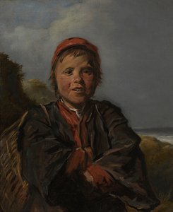 Fisherboy (óleo sobre tela) de Frans Hals