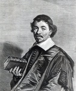 Johannes Hoornbeek, gravado por Jonas Suyderhoef de Frans Hals