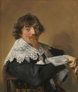Retrato de um homem. Por volta de 1635 de Frans Hals