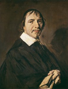 Retrato do pastor Herman Langélius, professor da Universidade de Leiden, c.1660 de Frans Hals