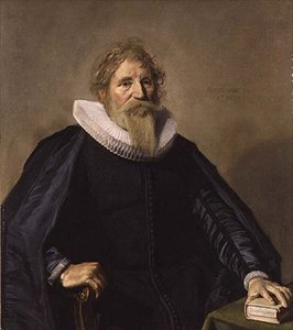 Retrato de um Homem Barbudo de Frans Hals