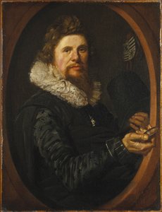 Retrato de um homem, c.1614-15 de Frans Hals