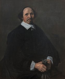 Retrato de um homem, c. 1655-60 (óleo sobre tela) de Frans Hals
