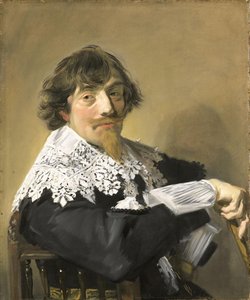 Retrato de um homem





















 possivelmente Nicolaes Hasselaer (1593-1635). Cervejeiro e capitão-mor de um corpo militar em Amesterdão de Frans Hals