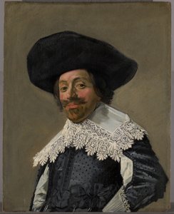 Retrato de um homem com chapéu de Frans Hals