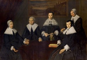 Regentes da Casa de Esmolas dos Velhos de Frans Hals
