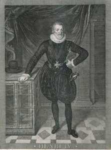 Retrato de Henrique IV da França de Frans II Pourbus