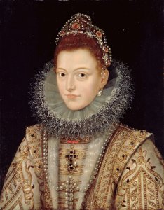Retrato de Isabella Clara Eugenia (1566-1633) c.1599 de Frans II Pourbus