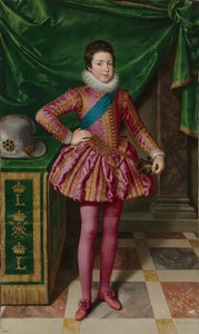 Retrato do rei Luís XIII da França, 1611 de Frans II Pourbus