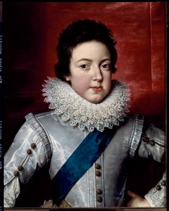 Retrato de Luís XIII, Rei de França e Navarra, c.1616 (pintura) de Frans II Pourbus