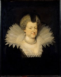 Retrato de Marie de Medicis (Maria de Médicis de Frans II Pourbus
