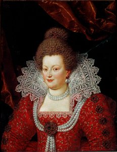 Retrato de Marie de Medicis, rainha da França (cerca de 1610, Óleo sobre tela)