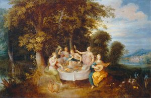 Les Cinq sens - Os cinco sentidos ... de Frans II the Younger Francken