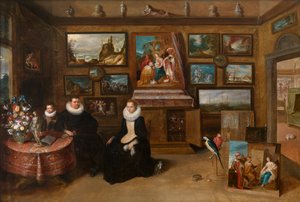 A Colecção de Pinturas de Sebastian Leerse, c.1610 (óleo sobre painel)