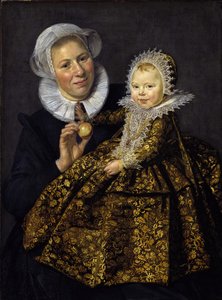 Catharina Hooft com sua enfermeira