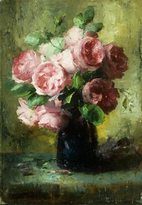 Rosas em um vaso