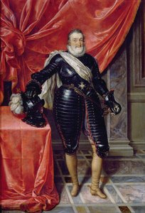 Henrique IV, rei da França, em armadura, c.1610