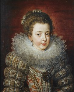 Retrato de Isabel de França 1602-1644, rainha consorte de Espanha