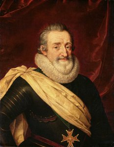 Retrato de Henrique IV (1553-1610) Rei da França