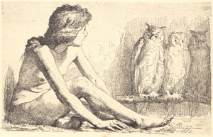 A menina das corujas de Frans Schwartz