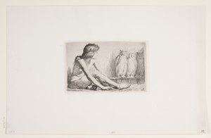 A menina das corujas de Frans Schwartz
