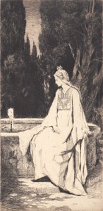 A princesa na fonte de Frans Schwartz