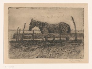 Cavalo de Frans Smissaert (signed by artist)