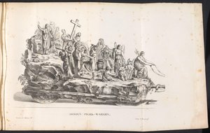 Terceiro carro alegórico na procissão de Saint Rombout, 1825 Terceiro Prael-waegen (título no objeto)