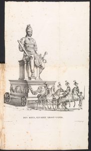 Avô Gigante na procissão de São Rombout, 1825
Den Reuse, genaemt Groot-Vader (título sobre o objecto)