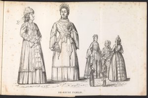 Figuras gigantes na procissão de São Rombout, 1825
A Família Reutilização (título sobre o objecto)