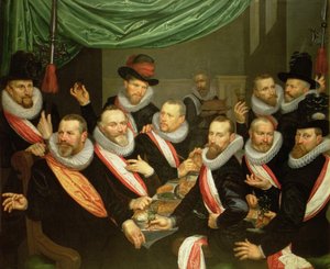 Banquete dos Oficiais e Subalternos da Guarda Civil de São Jorge de Frans de Grebber