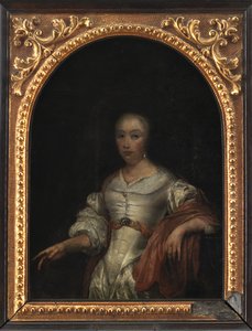 Retrato de uma senhora de Frans van I Mieris