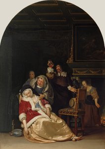 A visita dos médicos, 1667
