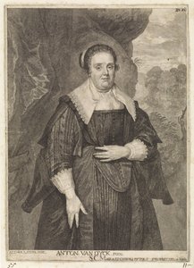 Retrato de uma mulher desconhecida
Theatrum Artis Pictoriae (título da série) de Frans van Stampart