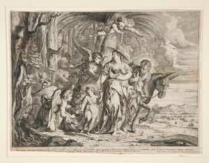 O Voo para o Egipto de Frans van den Wyngaerde