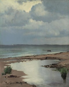 Da praia de Hornbæk
