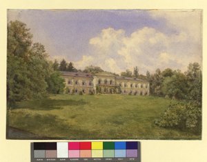 Castelo com parque em Weidlingau