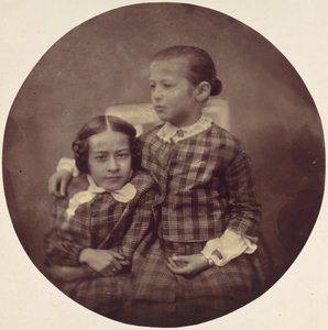 Hermine e Marie Antoine, 1850-60s. de Franz Antoine