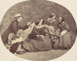 [Mathias Höusermann, Marie Antoine, Elise Höusermann e Pepe Wöss], 1850-60s. de Franz Antoine