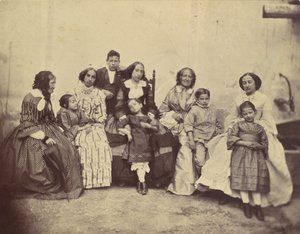 [Dez membros da família Antoine], 1850-60s.