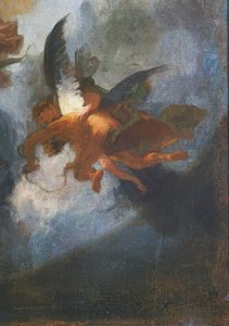 Anjos, detalhe da Alegoria da Missão dos Jesuítas ao Mundo Inteiro, de Franz Anaton Maulbertsch (1724-1796). Alemanha
