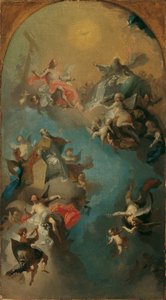 A Assunção de Santo Agostinho no Céu de Franz Anton Maulbertsch