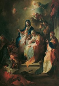 O Santo Parente de Franz Anton Maulbertsch
