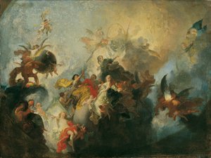 Divina Providência e Virtudes de Franz Anton Maulbertsch