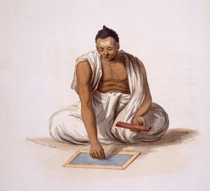 Um Dyback, ou Astrólogo, 1804. de Franz Balthazar Solvyns
